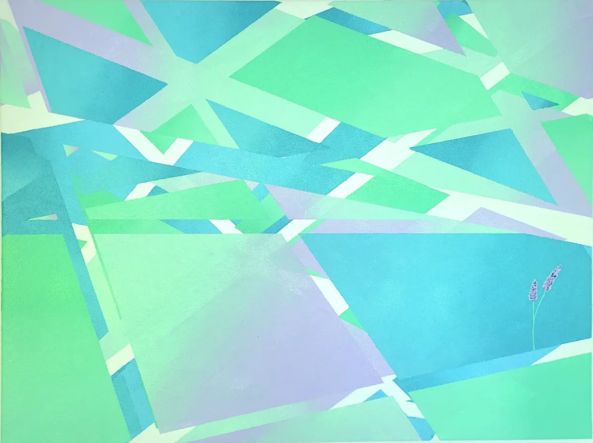 Mist – Acrylic – Abstract – 80×60 cm by Mlys Art