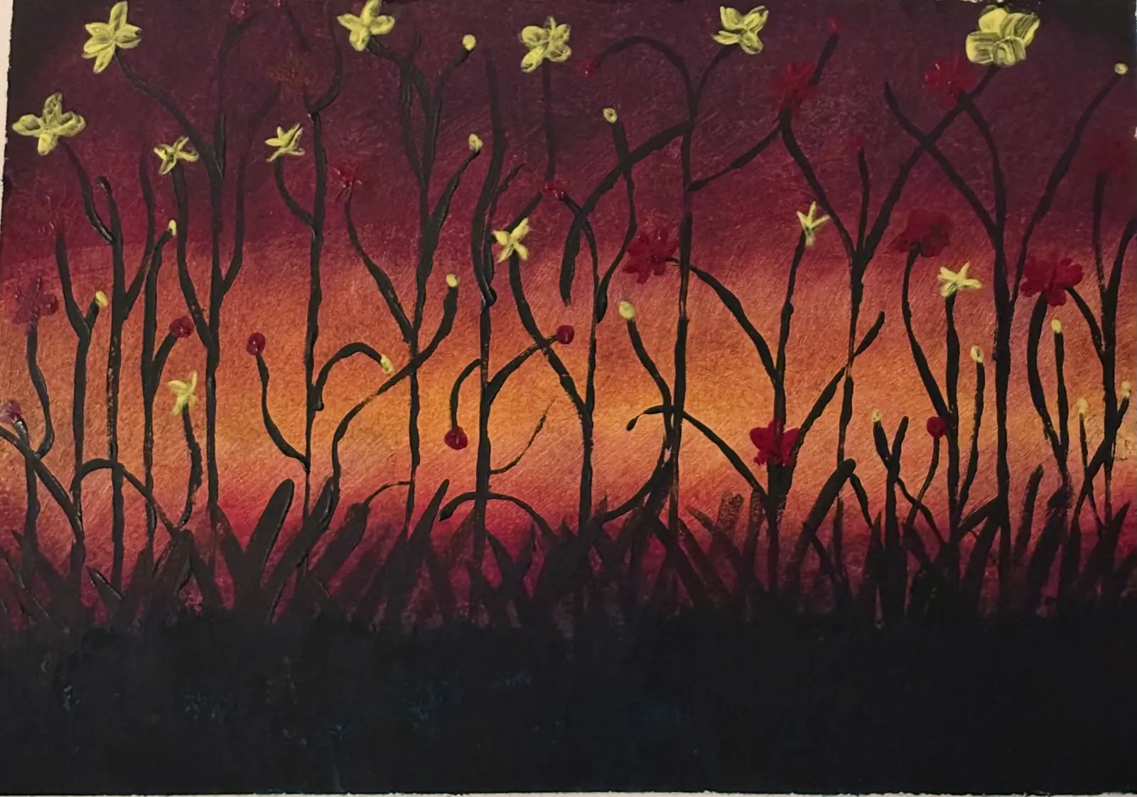 Rabatten - Akryyli taiteilija Ann-Christin (Acmpainting) Martinsson