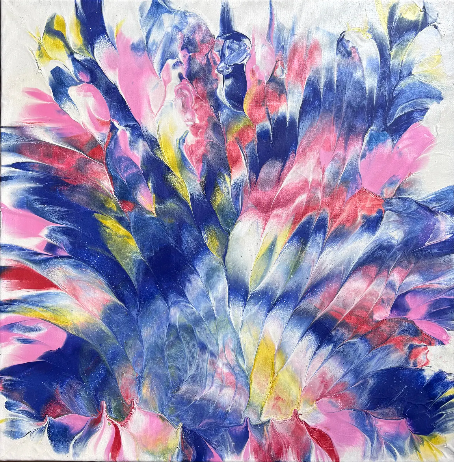 Sommarbukett - Acryl door Ann-Christin (Acmpainting) Martinsson