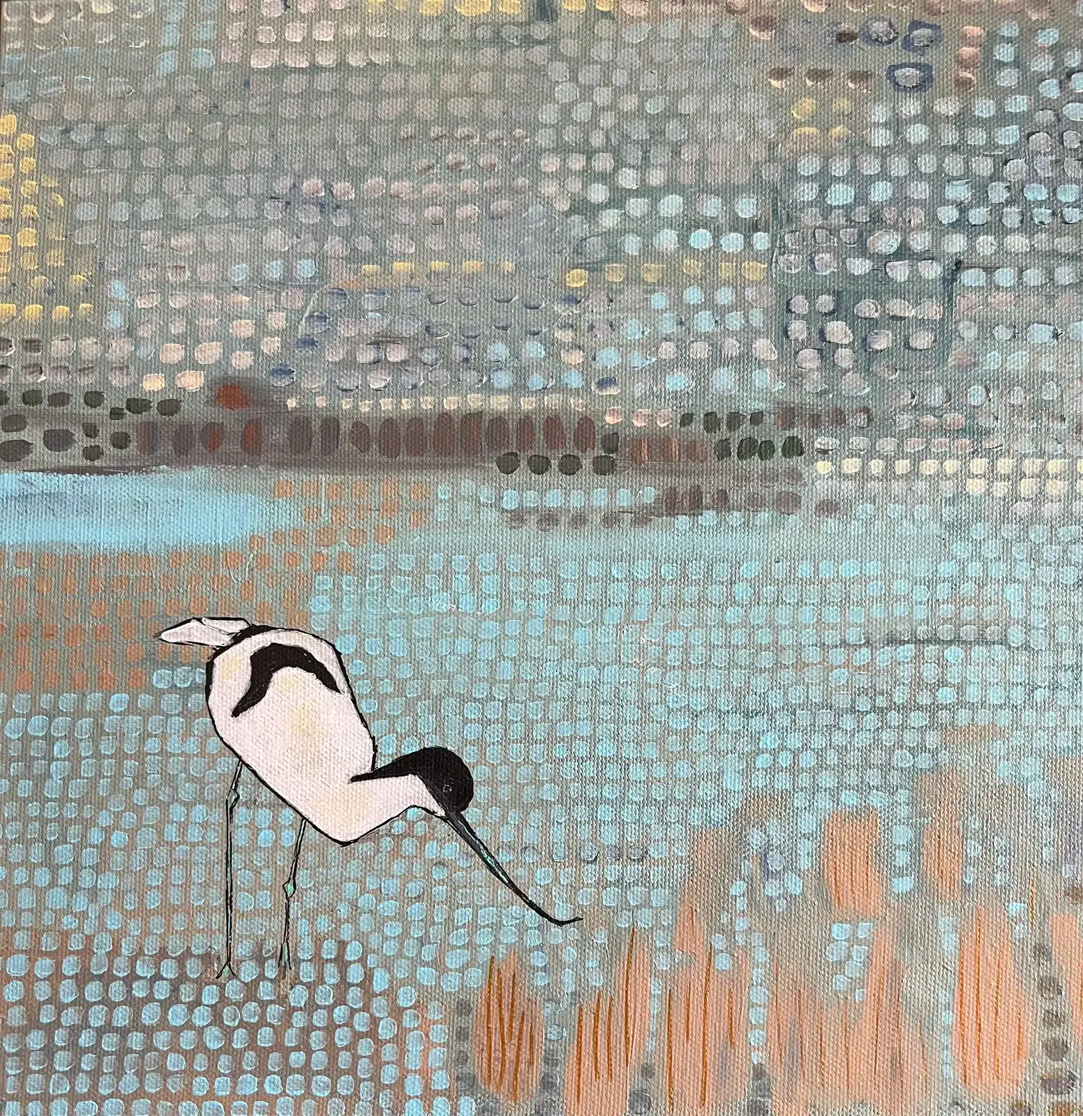 Skärfläcka vid själsö - Acryl door Vivianne Otsa