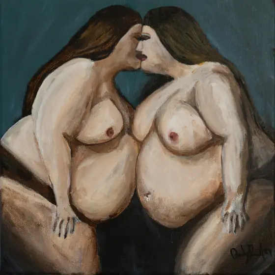I Wish I Was Like Me - Acryl door Andy Renard