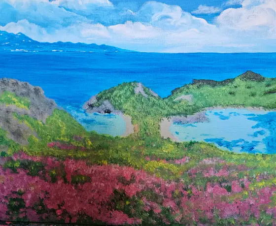 Porto Timoni - Acryl door Stefani Miletic