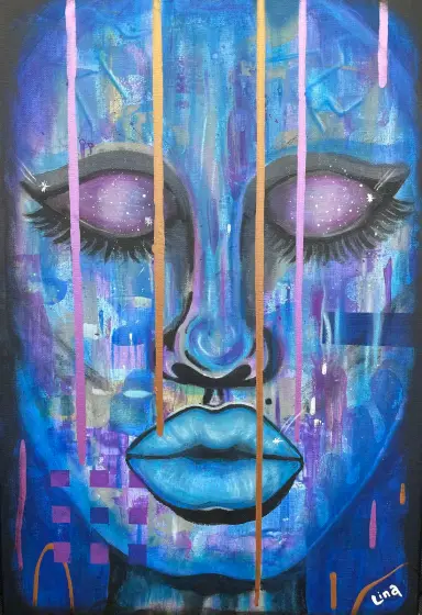 40 x 60 cm - Acryl door Lina A Nordblad