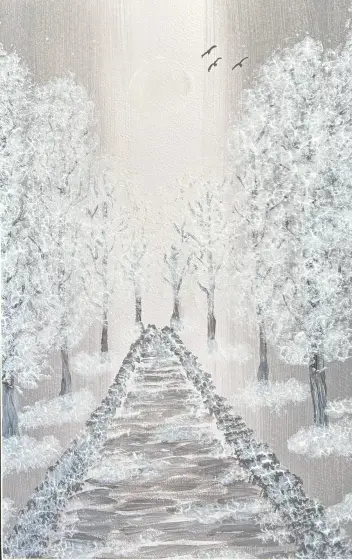Allen - Akryyli taiteilija Ann-Christin (Acmpainting) Martinsson