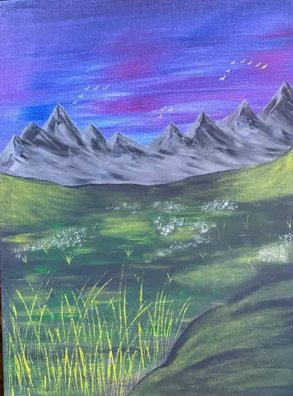 Dalen - Akryyli taiteilija Ann-Christin (Acmpainting) Martinsson