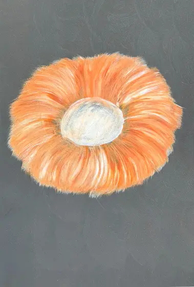 Den ensamma blomman - Akryyli taiteilija Ann-Christin (Acmpainting) Martinsson