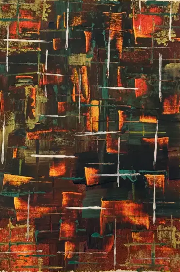 Harmoni - Akryyli taiteilija Ann-Christin (Acmpainting) Martinsson