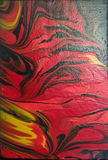 Lavan - Acryl door Ann-Christin (Acmpainting) Martinsson
