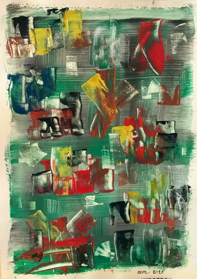 Mjuk värme - Akryyli taiteilija Ann-Christin (Acmpainting) Martinsson