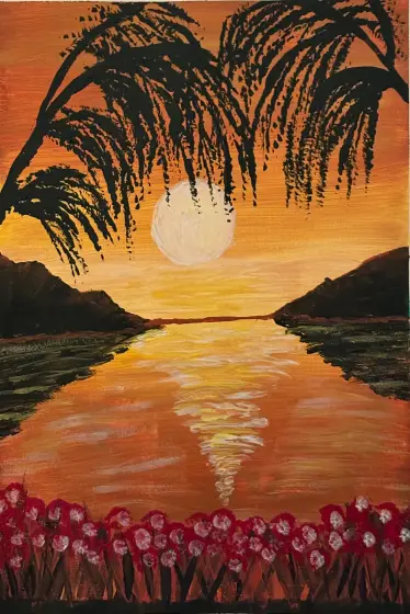 Nissarna - Akryyli taiteilija Ann-Christin (Acmpainting) Martinsson