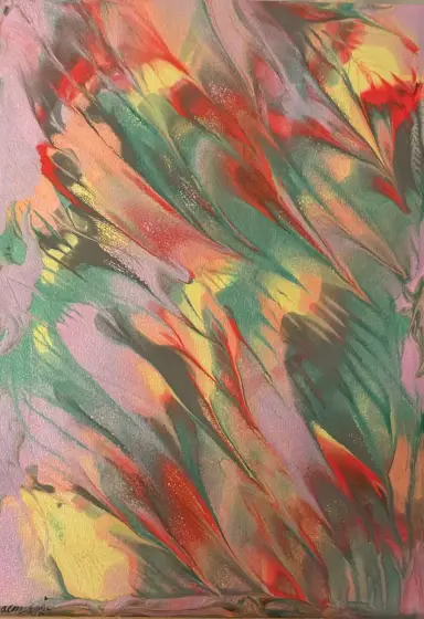 Vildblommor - Akryyli taiteilija Ann-Christin (Acmpainting) Martinsson