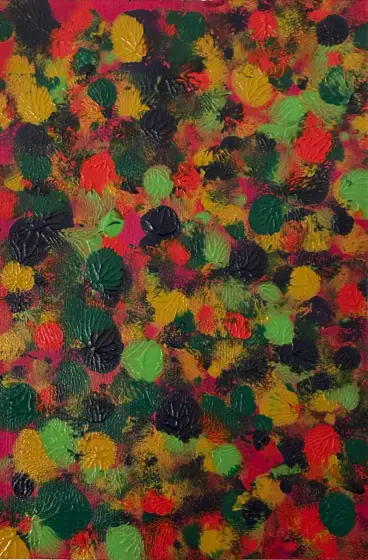 Virrvarr - Akryyli taiteilija Ann-Christin (Acmpainting) Martinsson
