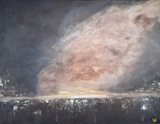 Cosmic Genesis - Acryl door Safa Khalaf