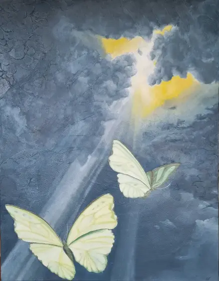 Himmels port - Acryl door Lovisa Kexel Sandberg