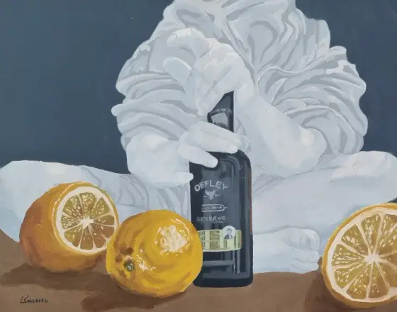 Offelsin - Acryl door Lovisa Kexel Sandberg