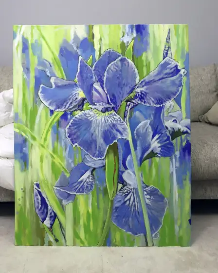 Blommor behöver inte vara vackra - Acryl door Jesica Selberg