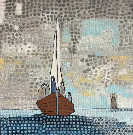 30 x 30 cm - Akryl av Vivianne Otsa
