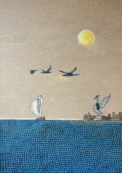50 x 70 cm - Akryl av Vivianne Otsa