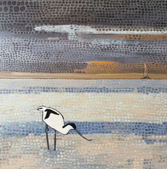 Skärfläcka - Acryl door Vivianne Otsa