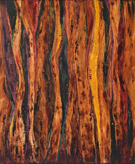 Between the Pines - Acryl door Irina Nikolaeva