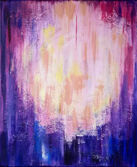 Sunset - Acryl door Irina Nikolaeva