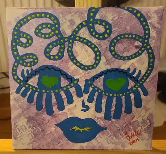 Silent heart - Acryl door INA
