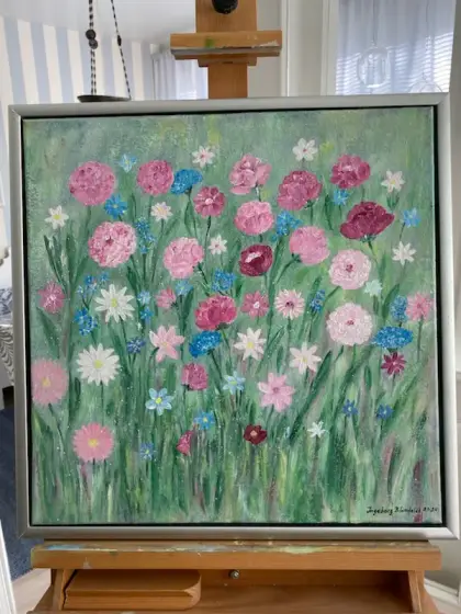 Sommardrömmar - Acryl door Ingeborg Blomfeldt