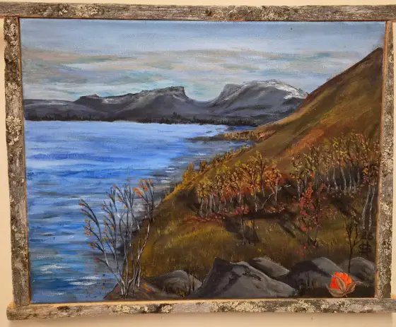 Lapporten - Acryl door Håkan Siggemo
