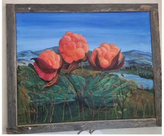 Skogens guld. - Acryl door Håkan Siggemo