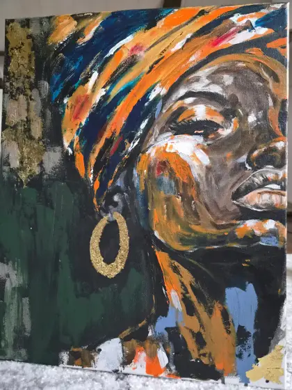 Kap Verde - Acryl door Lisa Lithman